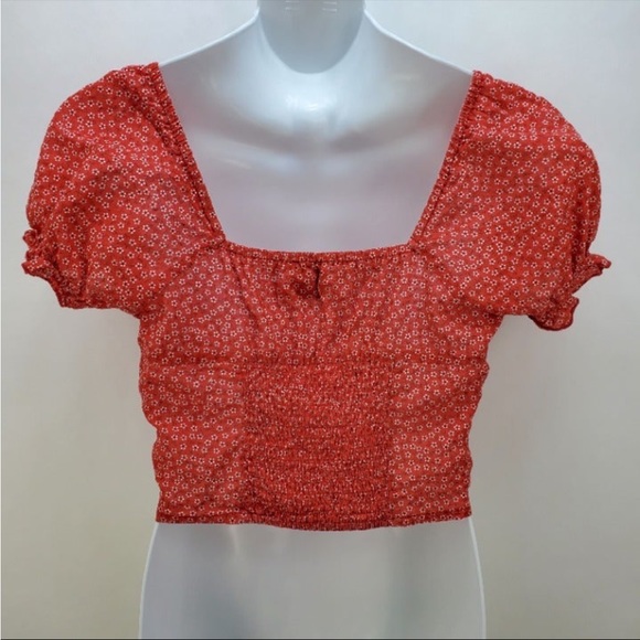 Princess polly Laura red crop top - Picture 6 of 6